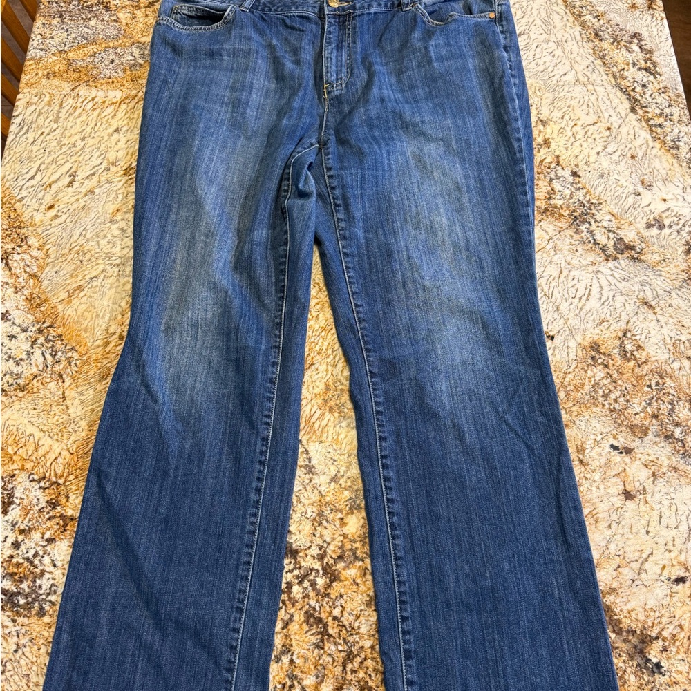 J23 Michael Kors Dark Blue Boot Cut Jeans